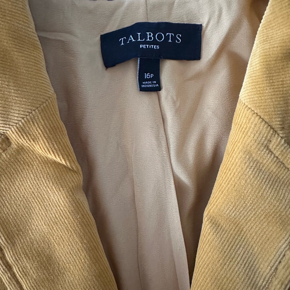 Talbots, mustard color, size 16 petite - Picture 6 of 6